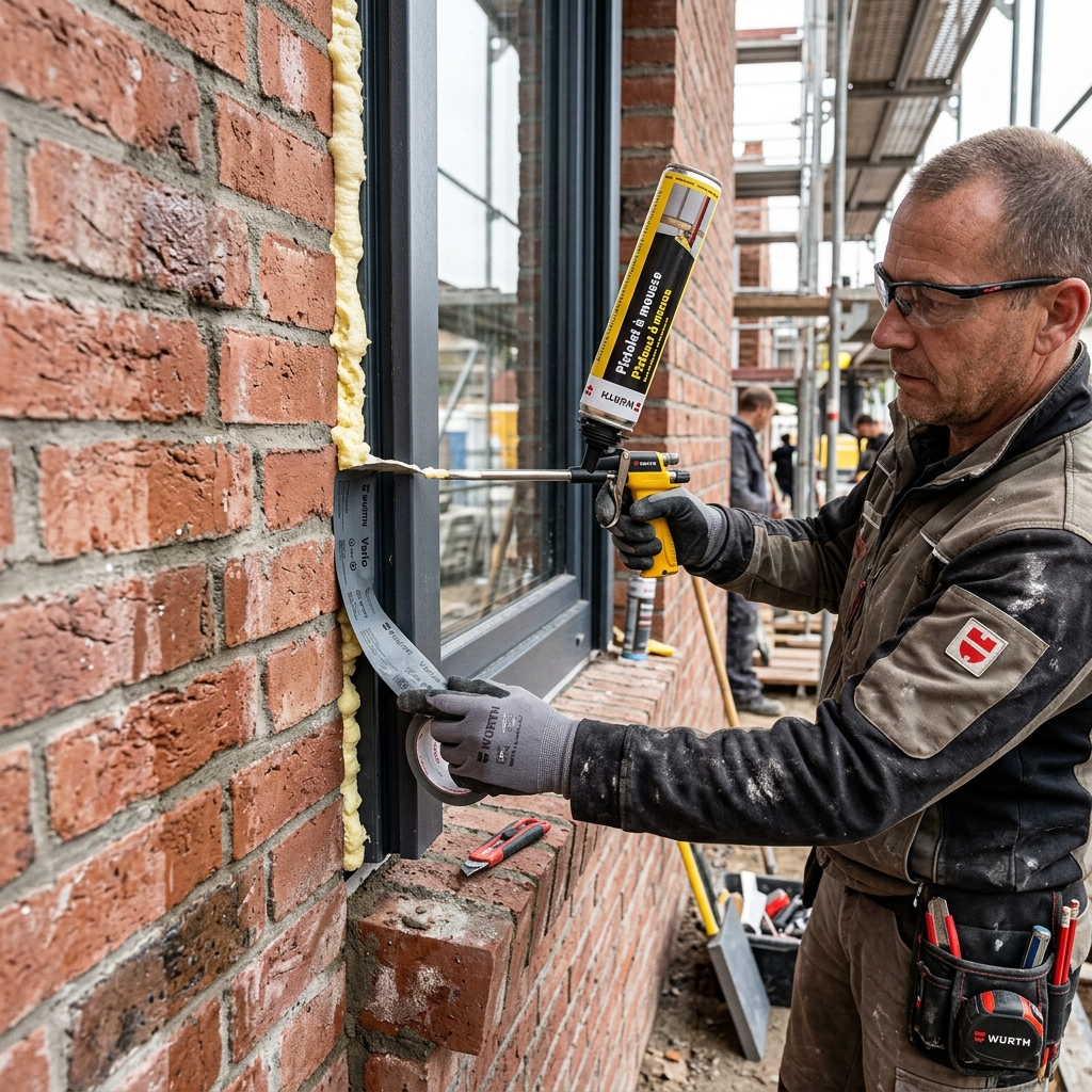Airtight Window Installation RAL Sealing M&U Team